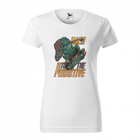 Tricouri skateboard - Tricou, idee de cadou, pentru pasionatii de skateboard, Back to The Primitive