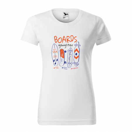 Tricouri skateboard - Tricou, idee de cadou, pentru pasionatii de skateboard, Boards Gangster