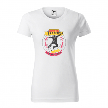 Tricouri skateboard - Tricou, idee de cadou, pentru pasionatii de skateboard, Champion Skaters