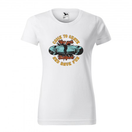 Tricouri skateboard - Tricou, idee de cadou, pentru pasionatii de skateboard, Come to Skate and Have Fun