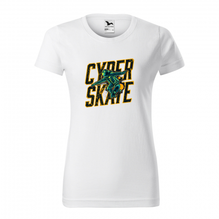 Tricouri skateboard - Tricou, idee de cadou, pentru pasionatii de skateboard, CyberSkate in the Sky