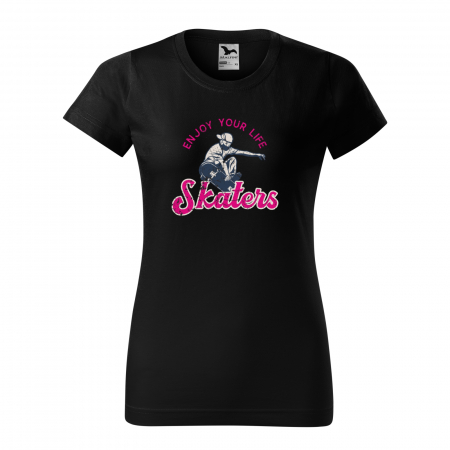 Tricouri skateboard - Tricou, idee de cadou, pentru pasionatii de skateboard, Enjoy Your Life With Mask