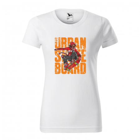 Tricouri skateboard - Tricou, idee de cadou, pentru pasionatii de skateboard, Evil Urban Skater