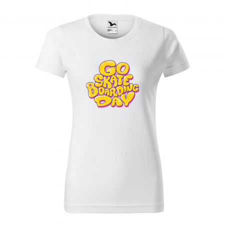Tricouri skateboard - Tricou, idee de cadou, pentru pasionatii de skateboard, Go Skate Boarding Day