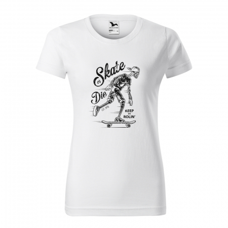 Tricouri skateboard - Tricou, idee de cadou, pentru pasionatii de skateboard, Keep on Rolling