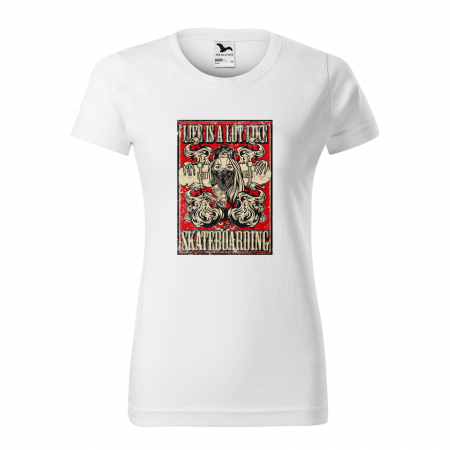Tricouri skateboard - Tricou, idee de cadou, pentru pasionatii de skateboard, Life is a Lot Like Skateboarding