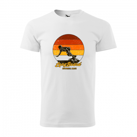 Tricouri skateboard - Tricou, idee de cadou, pentru pasionatii de skateboard, LongBoard Skate Downhill Race