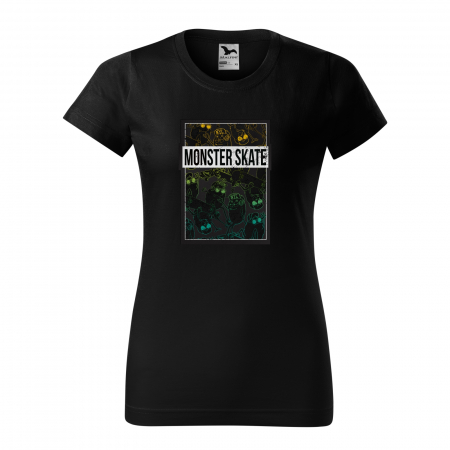 Tricouri skateboard - Tricou, idee de cadou, pentru pasionatii de skateboard, Monster Skaters