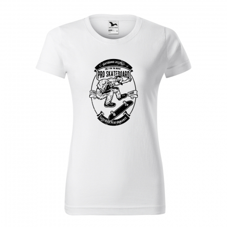 Tricouri skateboard - Tricou, idee de cadou, pentru pasionatii de skateboard, Only for The Brave