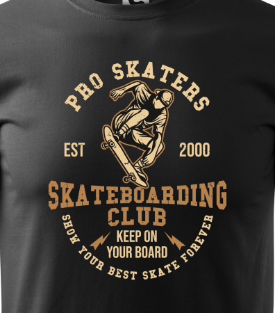 Tricou, idee de cadou, pentru pasionatii de skateboard, Pro Skaters Club [1]