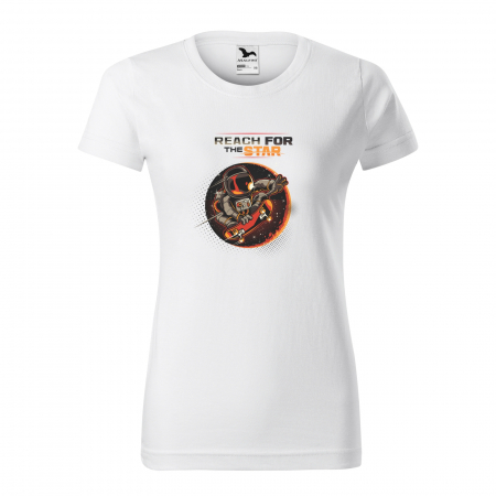 Tricouri skateboard - Tricou, idee de cadou, pentru pasionatii de skateboard, Reach for the Star