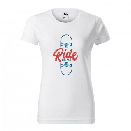 Tricouri skateboard - Tricou, idee de cadou, pentru pasionatii de skateboard, Ride Your Board With Pride