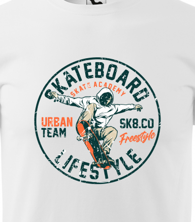 Tricou, idee de cadou, pentru pasionatii de skateboard, Skate Academy Urban Team [1]