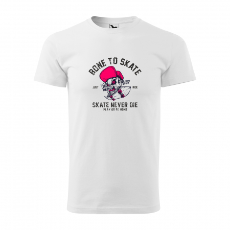Tricouri skateboard - Tricou, idee de cadou, pentru pasionatii de skateboard, Skate Never Die