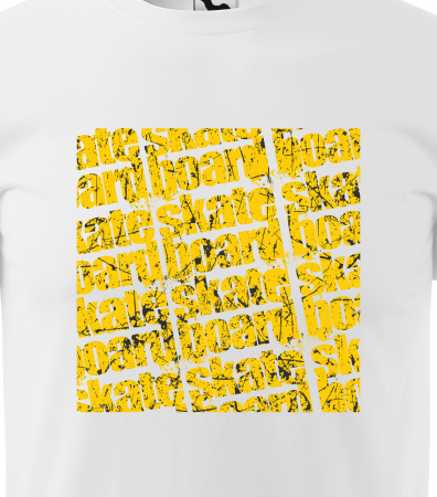 Tricou, idee de cadou, pentru pasionatii de skateboard, Skate Square [1]