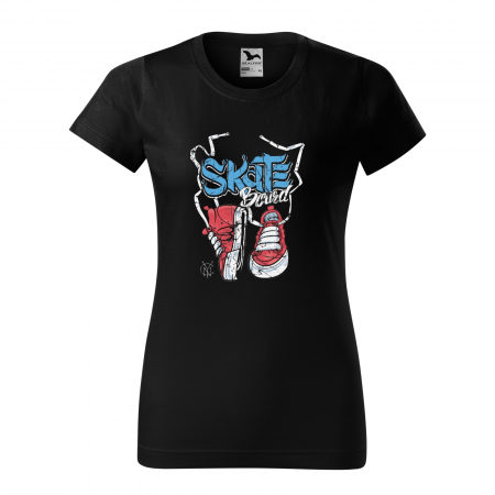 Tricouri skateboard - Tricou, idee de cadou, pentru pasionatii de skateboard, Skateboard and Sneakers