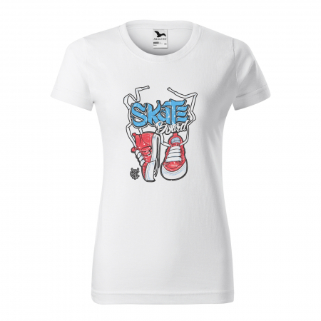 Tricouri skateboard - Tricou, idee de cadou, pentru pasionatii de skateboard, Skateboard and Sneakers