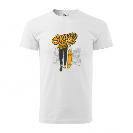 Tricouri skateboard - Tricou, idee de cadou, pentru pasionatii de skateboard, Skateboard is a Lifestyle
