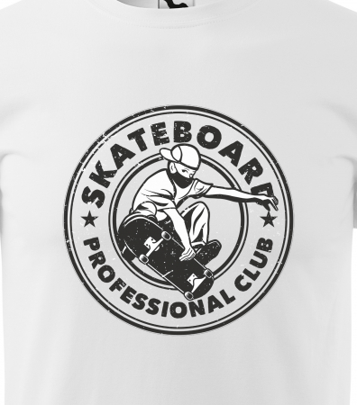 Tricou, idee de cadou, pentru pasionatii de skateboard, SkateBoard Proffesional Club [1]
