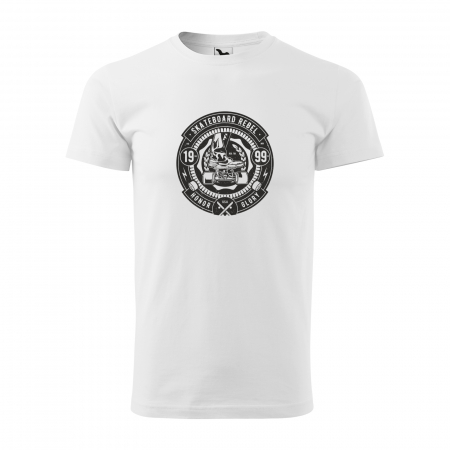 Tricouri skateboard - Tricou, idee de cadou, pentru pasionatii de skateboard, Skateboard Rebel