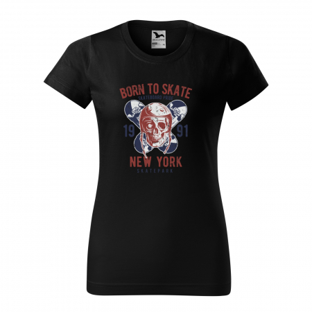 Tricouri skateboard - Tricou, idee de cadou, pentru pasionatii de skateboard, Skateboard Skull Pride
