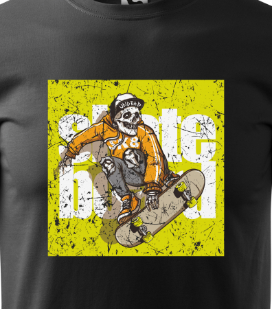Tricou, idee de cadou, pentru pasionatii de skateboard, Undead Skateboard [1]