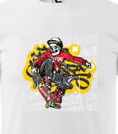 Tricou, idee de cadou, pentru pasionatii de skateboard, Undead Skaters [1]