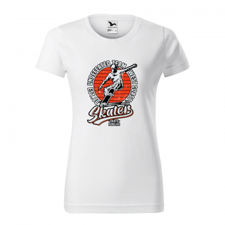 Tricouri skateboard - Tricou, idee de cadou, pentru pasionatii de skateboard, Undefeated Team West Coast