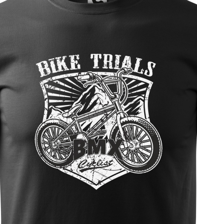 Tricou pentru biciclisti BMX, idee de cadou, BMX Cyclist Trials [1]