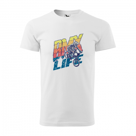 Tricouri biciclisti BMX - Tricou pentru biciclisti BMX, idee de cadou, BMX Life Colourfull