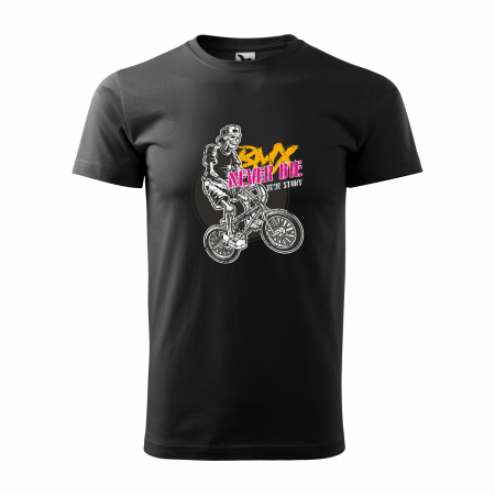Tricouri biciclisti BMX - Tricou pentru biciclisti BMX, idee de cadou, BMX Never Die True Story