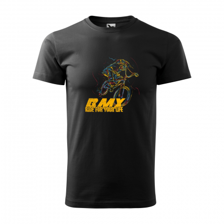 Tricouri biciclisti BMX - Tricou pentru biciclisti BMX, idee de cadou, BMX Ride for Your Life