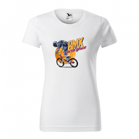 Tricouri biciclisti BMX - Tricou pentru biciclisti BMX, idee de cadou, BMX Space Style