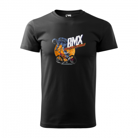 Tricouri biciclisti BMX - Tricou pentru biciclisti BMX, idee de cadou, BMX Space Style