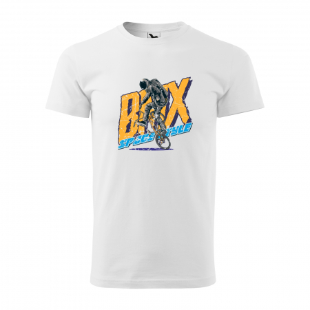 Tricouri biciclisti BMX - Tricou pentru biciclisti BMX, idee de cadou, BMX Space Style2