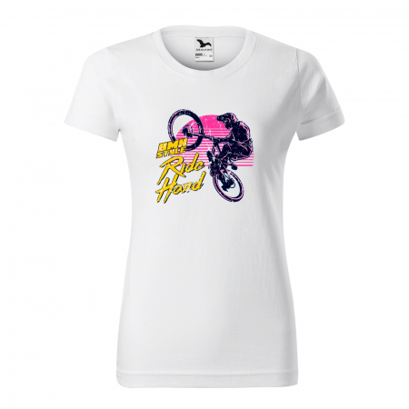 Tricouri biciclisti BMX - Tricou pentru biciclisti BMX, idee de cadou, BMX Style Ride Hard