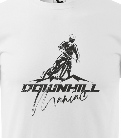 Tricou pentru biciclisti de downhill, idee de cadou, Downhill Maniac [1]