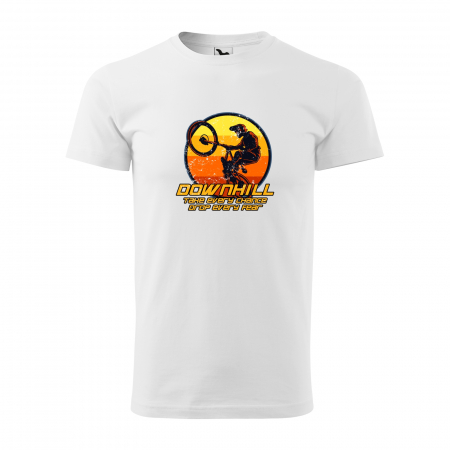 Tricouri biciclisti downhill - Tricou pentru biciclisti de downhill, idee de cadou, Drop Every Fear