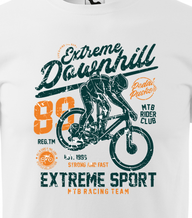 Tricou pentru biciclisti de downhill, idee de cadou, Extreme Downhill Sport [1]