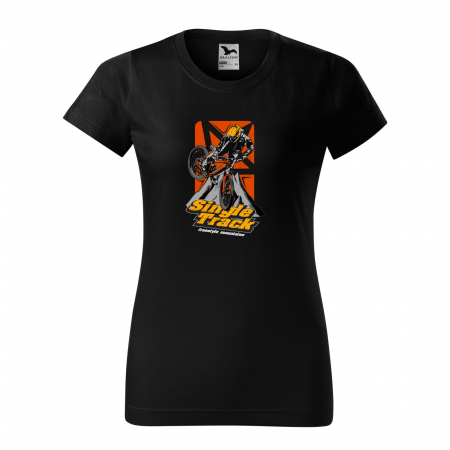 Tricouri biciclisti downhill - Tricou pentru biciclisti de downhill, idee de cadou, Single Track Downhill