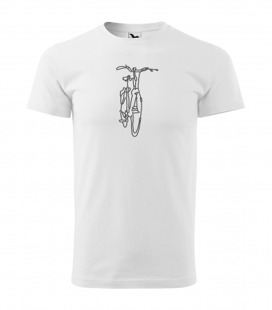 Tricouri biciclisti - Tricou pentru biciclisti, idee de cadou, Bike Drawing