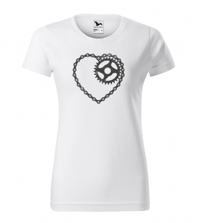 Tricouri biciclisti - Tricou pentru biciclisti, idee de cadou, Chain Heart