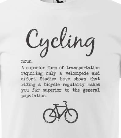 Tricou pentru biciclisti, idee de cadou, Cycling Definition [1]