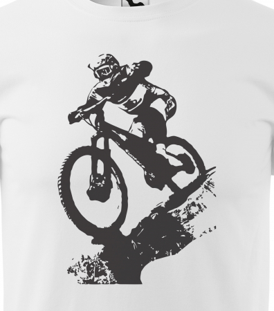 Tricou pentru biciclisti, idee de cadou, Downhill Biker [1]