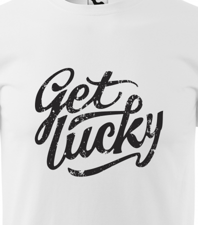 Tricou cu mesaj, Get Lucky [1]