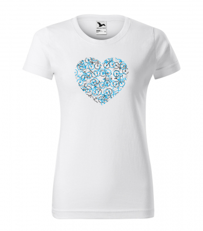 Tricouri biciclisti - Tricou pentru biciclisti, idee de cadou, Heart Bike