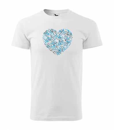 Tricouri biciclisti - Tricou pentru biciclisti, idee de cadou, Heart Bike