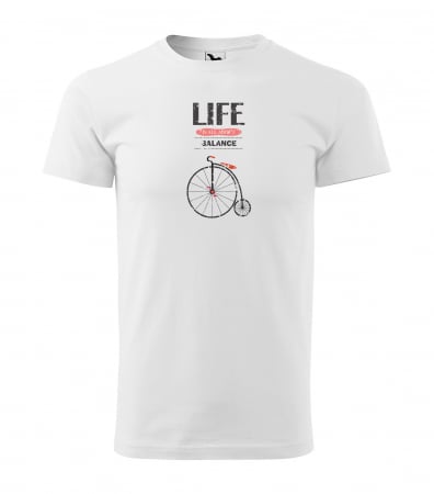 Tricouri biciclisti - Tricou pentru biciclisti, idee de cadou, Life is About Balance