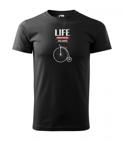 Tricouri biciclisti - Tricou pentru biciclisti, idee de cadou, Life is About Balance