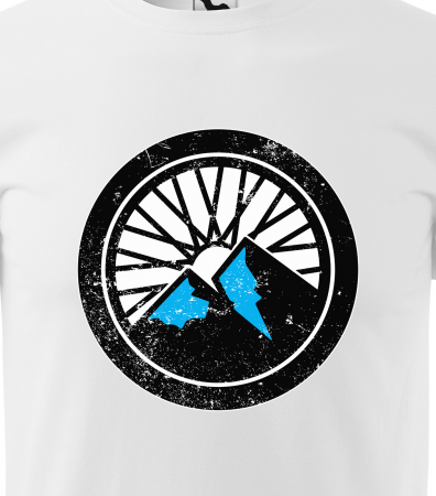 Tricou pentru biciclisti, idee de cadou, Ride the Mountains [1]